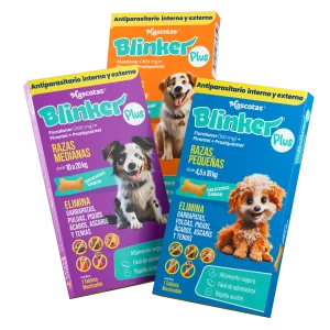 Blinker Plus antiparasitario interno y externo para caninos