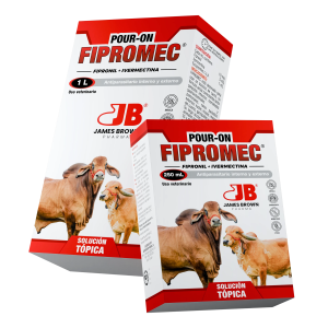 Fipromec JB antiparasitario interno y externo Pour-On para bovinos